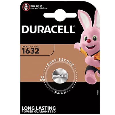 Pila Specialistica 1632 Duracell Litio 3,0 V 10 Pezzi - 2