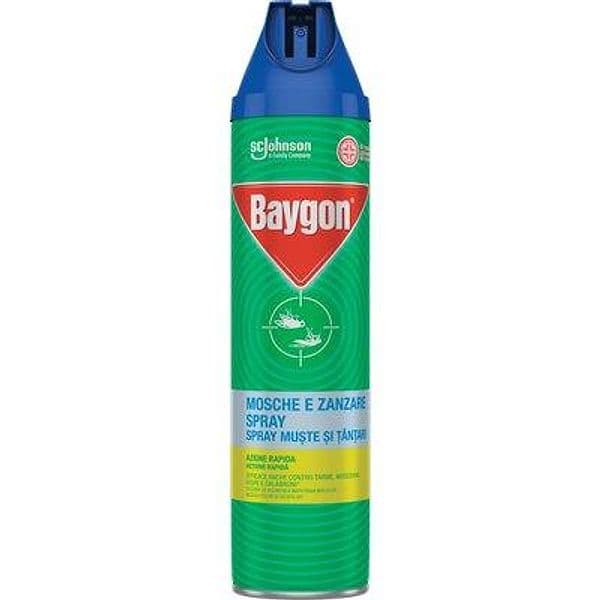 Insetticida Mosche e Zanzare Baygon Spray 400 ml 12 Pezzi - 2