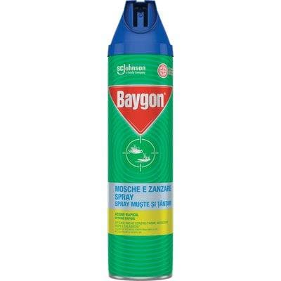 Insetticida Mosche e Zanzare Baygon Spray 400 ml 12 Pezzi - 2