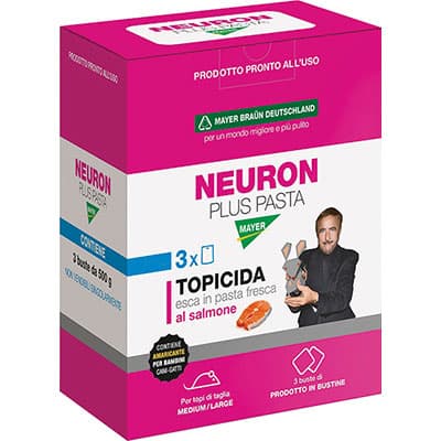 Topicida Neuron Plus Mayerbraun Pasta al Salmone 1500 g 12 Pezzi - 2