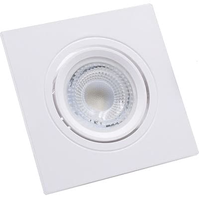 Faretto Incasso Quadrato Kliss Century Bianco 93 x 93 mm 5 Pezzi - 2