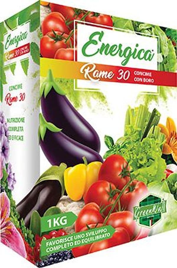 Concime Polvere Rame 30 Energica 1 kg 2 Pezzi - 2