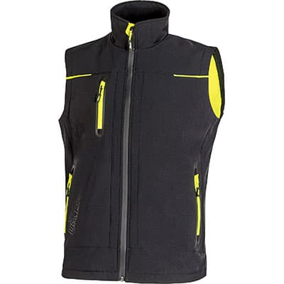 Gilet Soft Shell Universe Upower Black Carbon L - 2