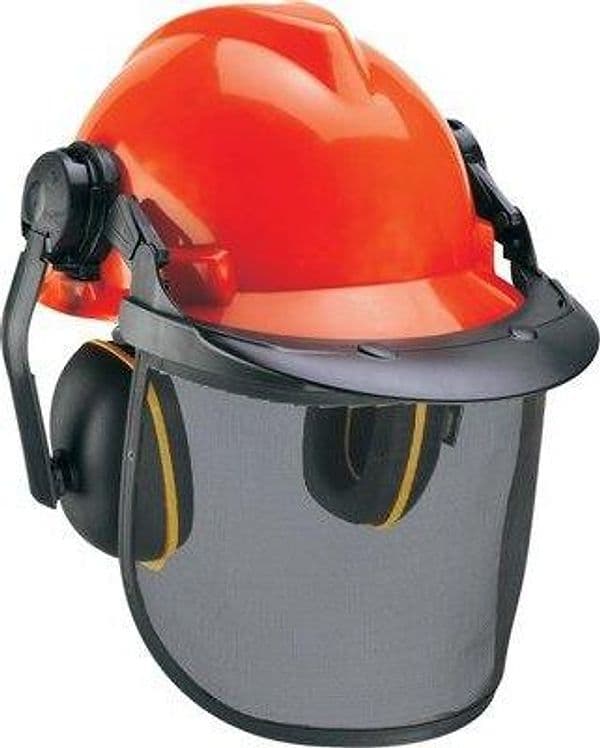 Visiera Rete Metallo con Elmetto con Cuffia Einhell H.cm 19 - 2