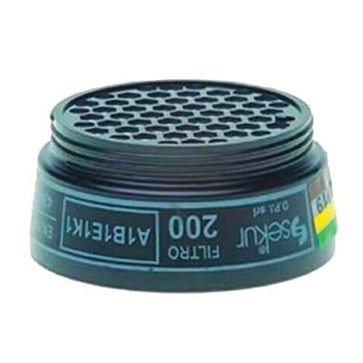 Filtro per Respiratore a Maschera Polimask 100 Sekur A1 B1 E1 K1 - 2