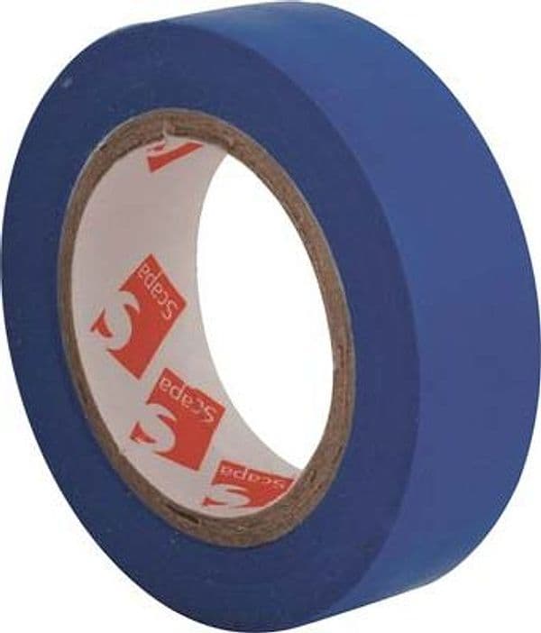 Nastro PVC Isolante Scapa Azzurro 10 ml 15 mm 20 Pezzi - 2
