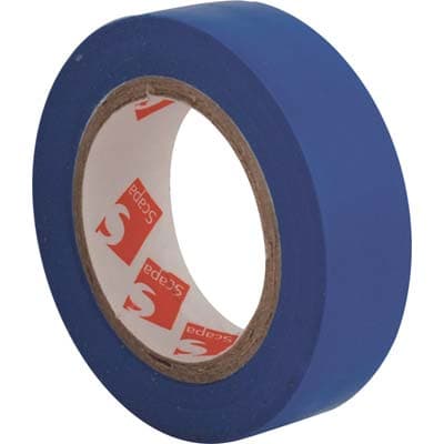 Nastro PVC Isolante Scapa Azzurro 10 ml 15 mm 20 Pezzi - 2
