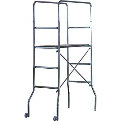 Trabattello Trio Marchetti Acciaio Zincato Cm 130X60 H.cm 118 a 188 - 2