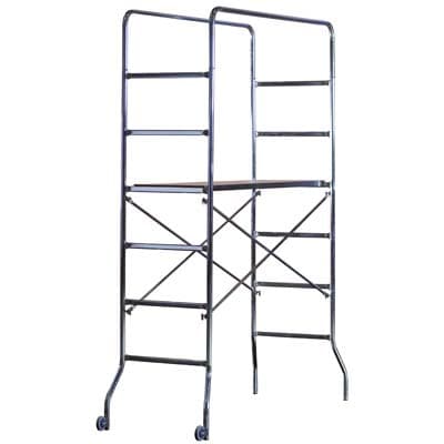 Trabattello Supertrio Marchetti Acciaio Zincato Cm 169X65 H.cm 162 a 218 - 2