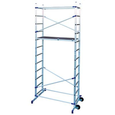 Trabattello Clic Facal Alluminio Cm 143X51 H. Cm 236 a 365 - 2