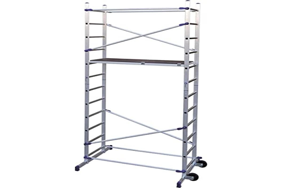 Trabattello Clic Facal Alluminio Cm 143X51 H. Cm 236 a 365