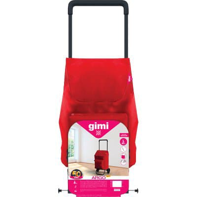 Carrello Portaspesa Argo Gimi Rosso Cm 37X33 H.cm 96 - 2
