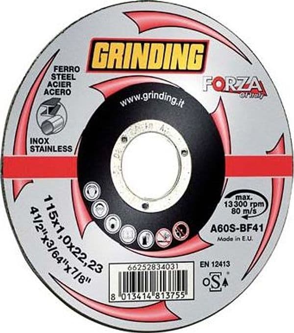 Disco Abrasivo Taglio Ferro Piano Forza 230 x 22,2 mm H 1,9 mm 25 Pezzi - 2