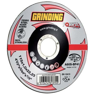 Disco Abrasivo Taglio Ferro Piano Forza 230 x 22,2 mm H 1,9 mm 25 Pezzi - 2