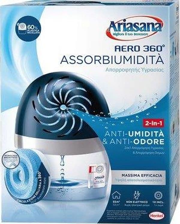 Ariasana Tab Kit Aero 360 Vaschetta con Nr 1 Tab 450 g 6 Pezzi - 2
