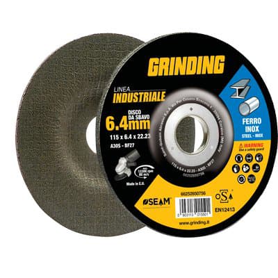 Disco Abrasivo Sbavo Ferro Depresso 230 x 22,2 mm H 6,8 mm 10 Pezzi - 2
