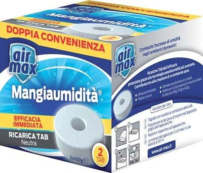 Airmax Tab Ricarica Inodore 2 x 450 g 12 Confezioni - 2