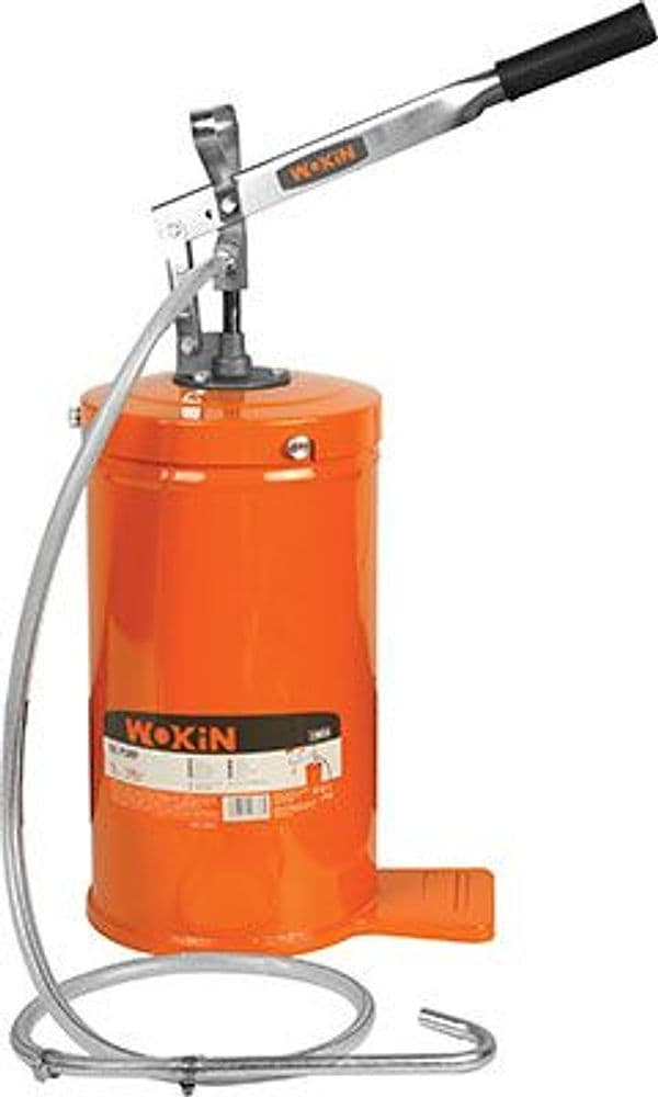 Pompa Olio Manuale 729610 Wokin Acciaio Mm 180X380 Lt 16 Tubo 1,5 m
