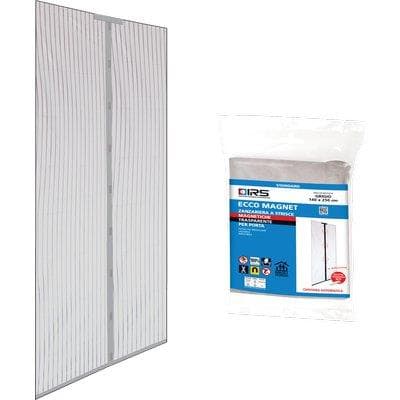 Zanzariera Porta Ecco Magnet Irs Poliestere Grigio Pannelli 2 cm 140 H.cm - 2