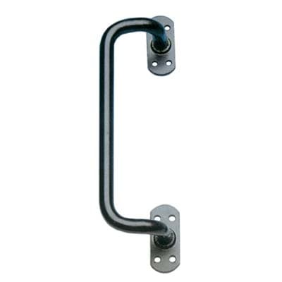 Maniglione per Serramenti Piegato Vern Nero Int 180 mm 2 Pezzi - 2