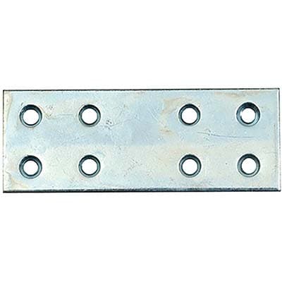 Giunzione 8 Fori Dritta Zincata S 10 x 3 cm 2,0 mm 50 Pezzi - 2