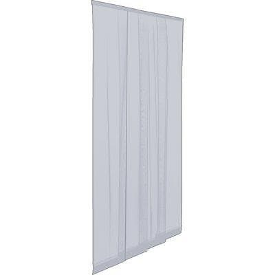 Zanzariera Porta Ecco Strip a Strisce Irs Poliestere Grigio Cm 140 H.cm 250 - 2