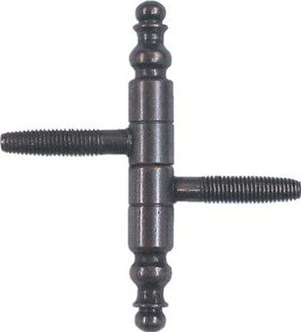 Cerniera Barocco Tipo Anuba Acciaio Bronzato 14 mm 10 Pezzi - 2