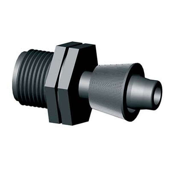 Manicotto Filetto Maschio Tubo Gocciolante Irritec 16 mm x 1/2 M 100 Pezzi - 2