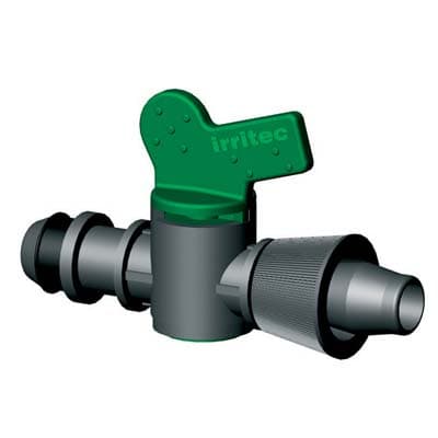 Valvola Derivaz Tubo Gocciolante Microtubo Irritec 16 mm 50 Pezzi - 2