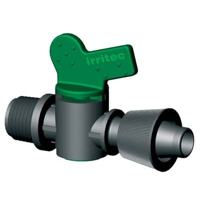 Valvola Filetto Maschio per Tubo Gocciolante Irritec 16 mm x ½ M 50 Pezzi - 2