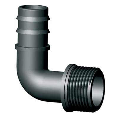 Gomito Portagomma PN Filetto Maschio Irritec 16 mm x ½ M 100 Pezzi - 2