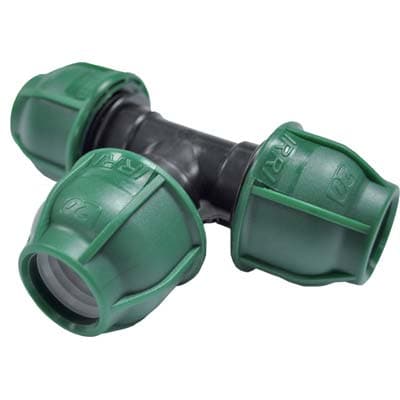 Tee a Compressione PN10 16 x 16 x 16 mm 10 Pezzi - 2