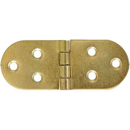 Cerniera a Biscotto 80 x 30 mm Senza Fermo Bronzata 50 Pezzi - 2