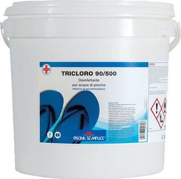 Tricloro per Piscina Pastiglie Kg 10 20XGR 500 Piscina Semplice - 2