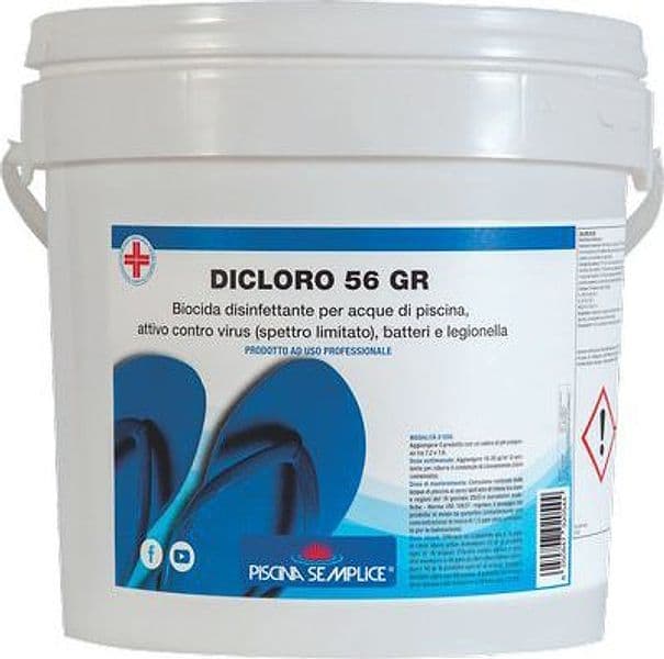 Dicloro per Piscina Granulare Kg 5 Piscina Semplice - 2