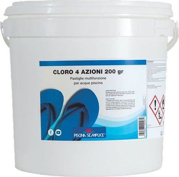 Multiazione per Piscina Pastiglie Kg 10 50XGR 200 Piscina Semplice - 2