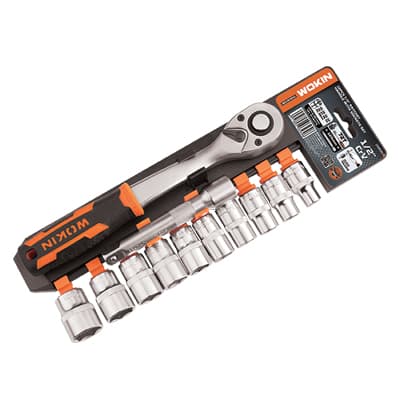 Chiavi a Bussola Esagonali ½ 154830 Wokin 10 a 22 mm 12 Pezzi - 2
