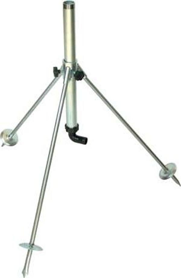 Base Tripode per Irrigatore Acciaio Zincato 11 4M con Portagomma H.cm 80 – Autres