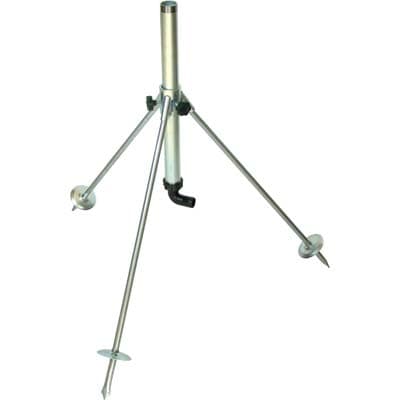 Base Tripode per Irrigatore Acciaio Zincato 11 4M con Portagomma H.cm 80 - 2