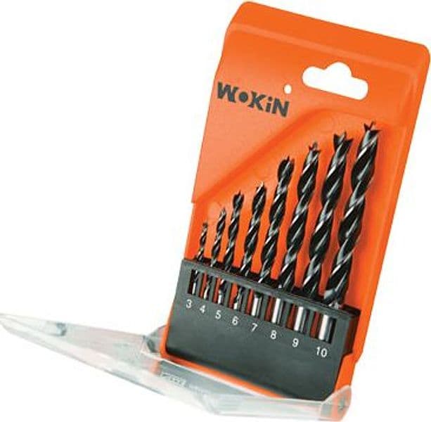 Punte Trapano Legno Astuccio 751608 Wokin 10 3 mm 8 Pezzi - 2