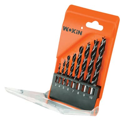 Punte Trapano Legno Astuccio 751608 Wokin 10,0 3,0 mm 8 Pezzi - 2