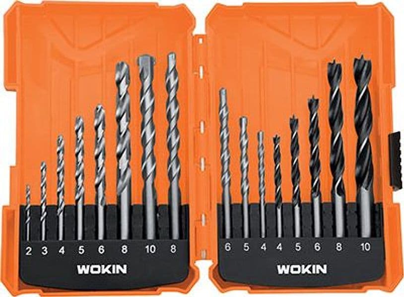 Punte Trapano Hss Widia Legno 751816 Wokin 16 Pezzi - 2