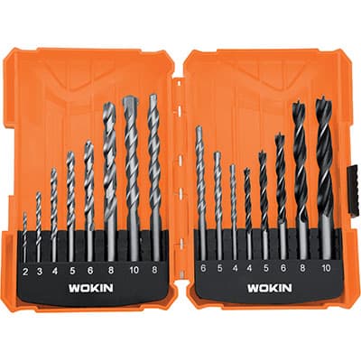 Punte Trapano Hss Widia Legno 751816 Wokin 16 Pezzi - 2