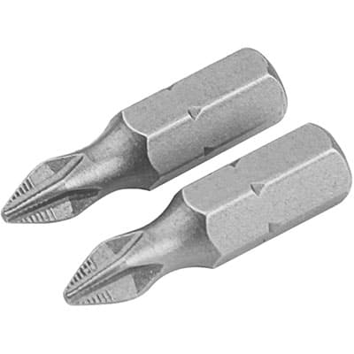 Inserto Croce Phillips per Avvitatore 2101 Wokin PH 3 x 25 mm 2 Pezzi - 2
