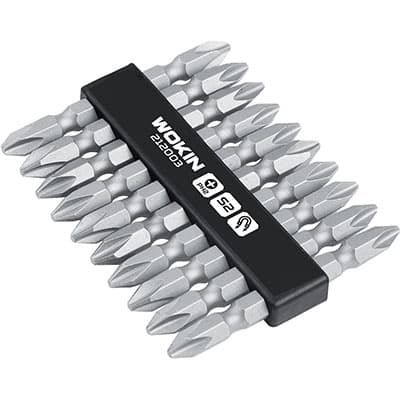 Inserti Serie per Avvitatore 212003 Wokin PH2 PH2XMM 65 10 Pezzi - 2
