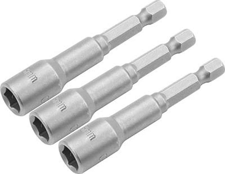 Inserto a Bussola Esagonale Avvitatore 2224 Wokin 222413 13 x 65 mm 3 Pezzi - 2