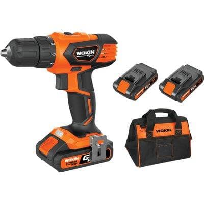 Trapano Avvit Batteria GP20V 622035 Wokin Volt 20X2 Ah 2,0 con Softbag - 2