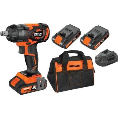 Avvitatore Impulsi Batteria GP20V 620335 Wokin Volt 20X2 Ah 2,0 Brushless - 2