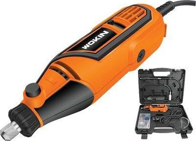 Trapano Mini Multifunzione 786213 Wokin Volt 230 Watt 130 con Accessori - 2