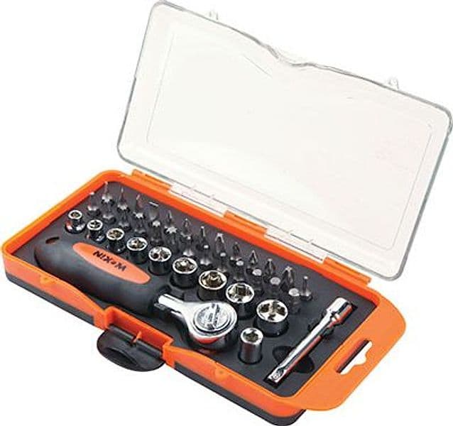 Chiavi a Bussola con Inserti con Cric 1/4 206638 Wokin TA3 5 mm 38 Pezzi - 2